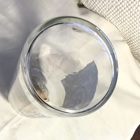 Vintage French Glass Carafe Blue and White Decanter~Barware~Storage - Picture 6 of 8